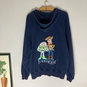 Disneyland Toy Story Woody and Buzz hoodie jacket size L